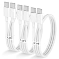 3-Pack 3.3FT 60W USB C to USB C Cable, Type C to Type C Cable, Fast Charging by LOFPYE