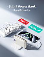 Portable Charger with Built in Cable & Wall Plug, 50000 mAh Power Bank - Image 2