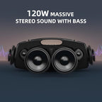ZEALOT Bluetooth Speaker, 120W Wireless Outdoor Speaker - Image 3