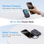 2025 Latest Portable Charger, 16800mAh Magnetic Wireless Power Bank - Image 3
