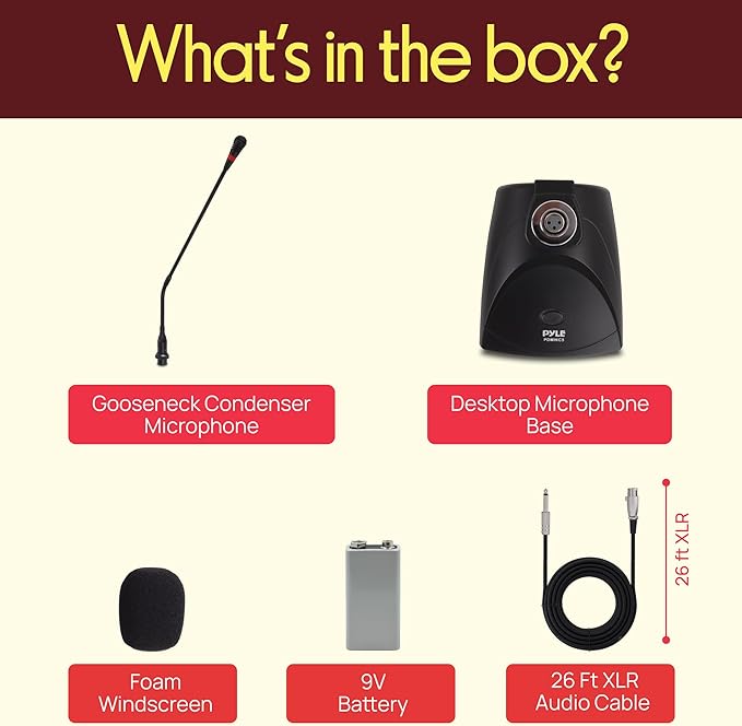 Desktop Gooseneck Wired Microphone System - Image 3