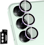 for Samsung Galaxy S25 Camera Lens Protector, Individual Metal Ring Tempered by Btscase