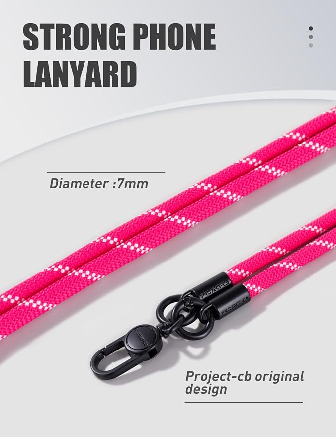 project-cb Phone Lanyard×1, Phone Tether Tab×2, Cell Phone Lanyards - Image 2