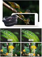 Andoer 4K Smartphone Camera Lens 0.45X Wide Angle 15X Macro Phone Lens - Image 3