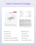 SooPii 6-Port USB C Charging Station - Image 8