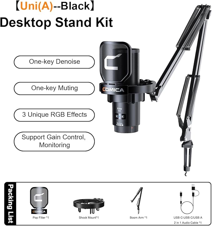 COMICA Ejoy Uni USB Gaming Microphone - Image 8