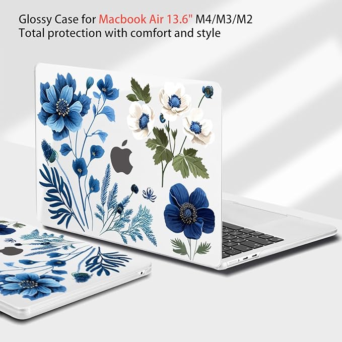 Teryeefi for MacBook Air M4 M3 M2 13.6 inch Case 2025 2024-2022, Fit Model - Image 4