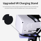 TechKen Charging Stand for Meta Quest 2, VR Headset Charging Dock for Quest 2 - Image 4