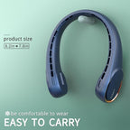 FrSara Neck Fan, Portable Personal Fan Strong Wind, Air Volume, 360° Cooling - Image 6