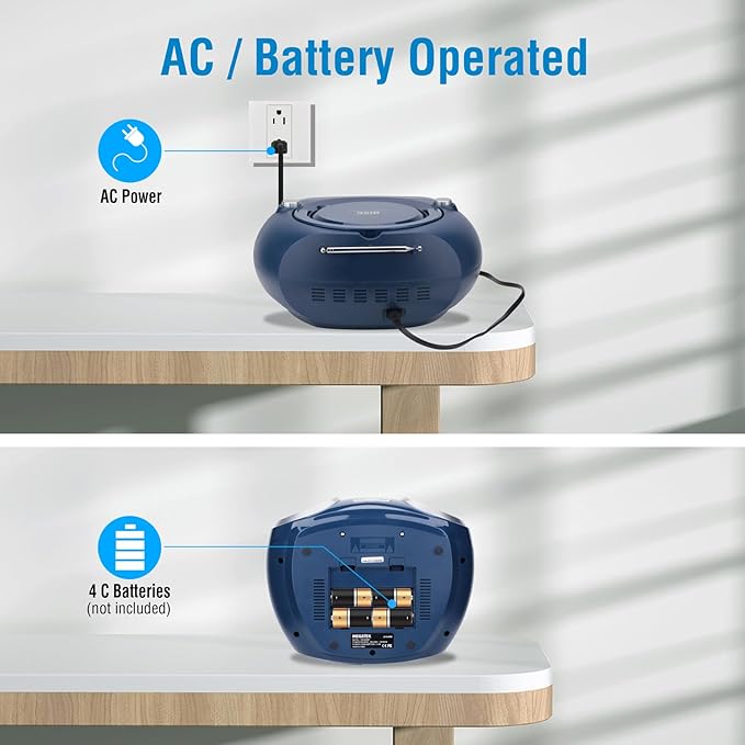 MEGATEK Portable CD Player Boombox - Image 9