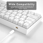 60% Mechanical Gaming Keyboard, Detachable Type-C Cable Mini Keyboard - Image 5