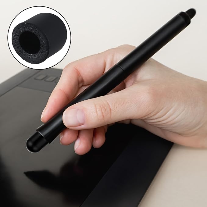 50Pcs Replacement Nibs for Touch Screen Pen, Rubber Tips for Stylus Pens - Image 6