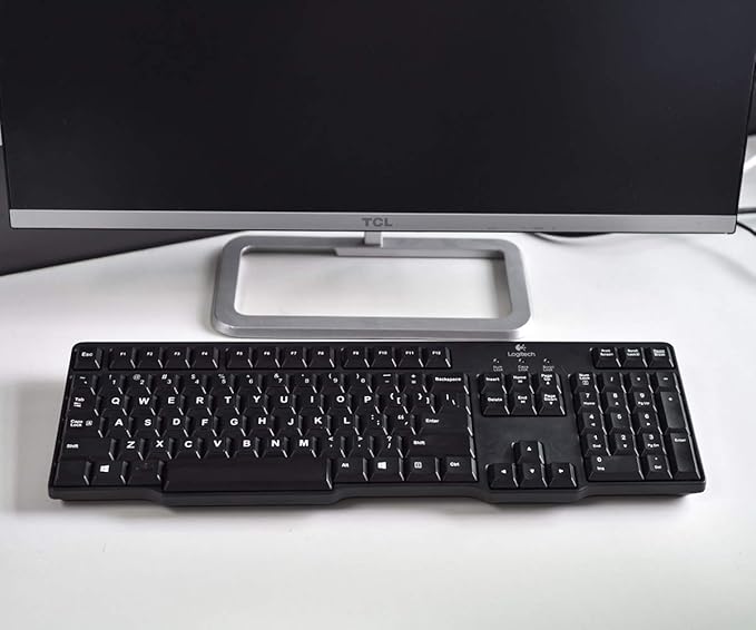 2PCS English Keyboard Letters Replacement Stickers, Large Print Bold White Font - Image 7
