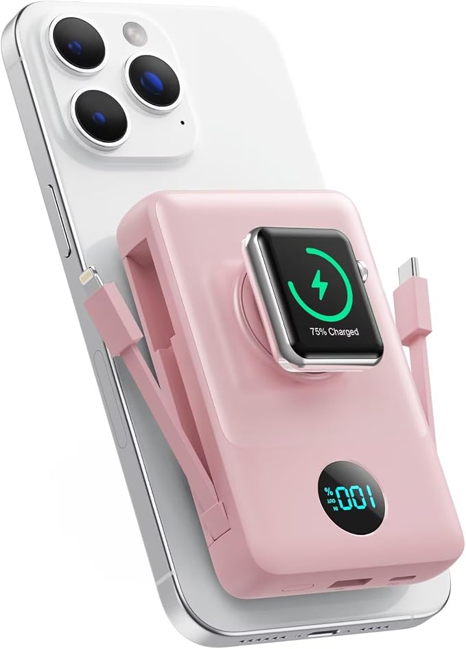 Magnetic Portable Charger 10800mAh by APHUWJ