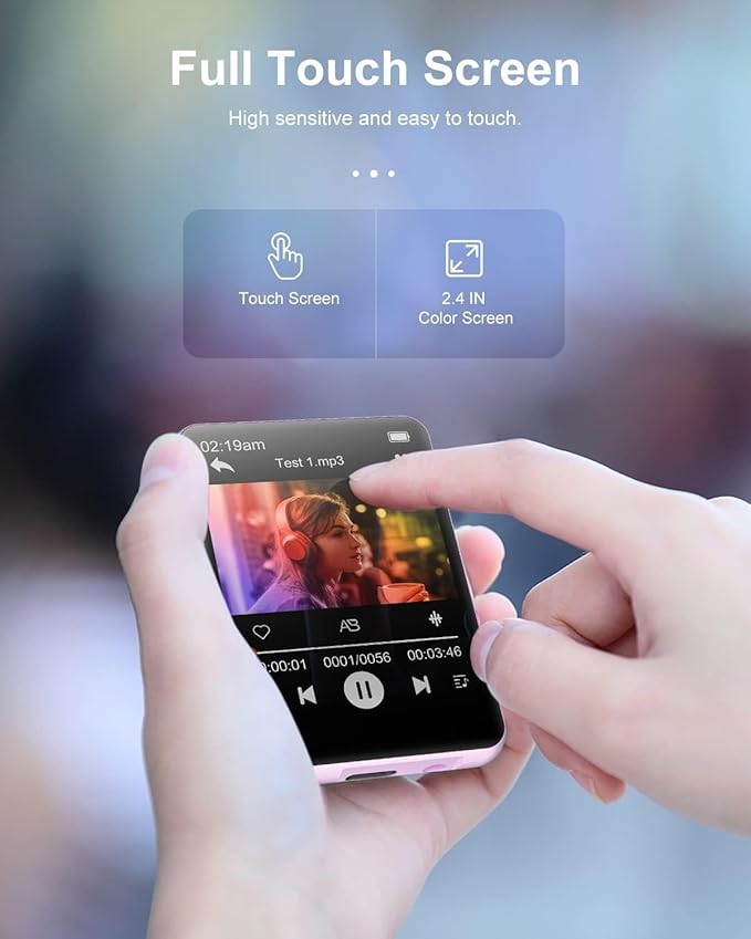 Conrain 64GB MP3 Player with Bluetooth 5.3, Portable Digital Lossless Music - Image 5