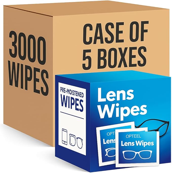 Lens Wipes for Eyeglasses by OPTEEL