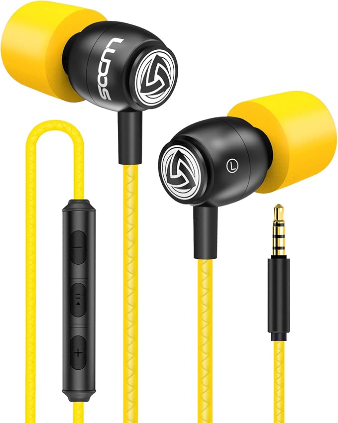 LUDOS Clamor Wired Earbuds in-Ear Headphones, 5 Years Warranty, Earphones by Ludos