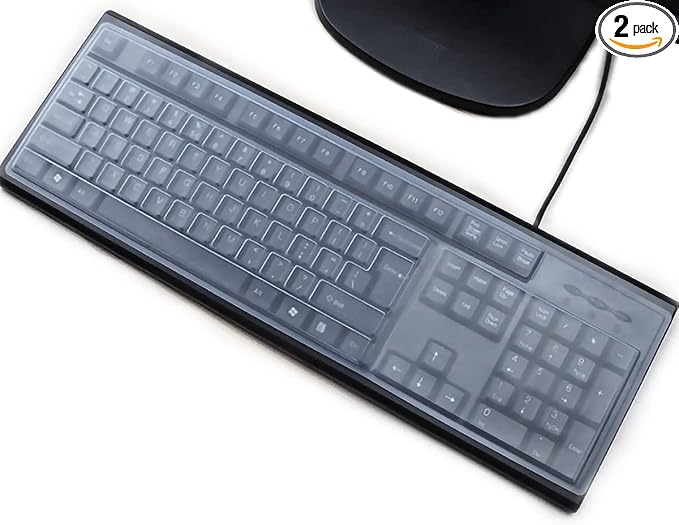 Universal Clear Anti-Dust Keyboard Skin Protector Cover by MUBUY