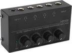 4-Channel Stereo Headphone Amplifier Ultra Low Noise + Power Adapter Perform - Image 3