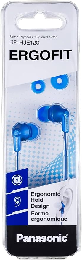 Panasonic ErgoFit Wired Earbuds, 3.5mm Jack in-Ear Headphones - Image 7