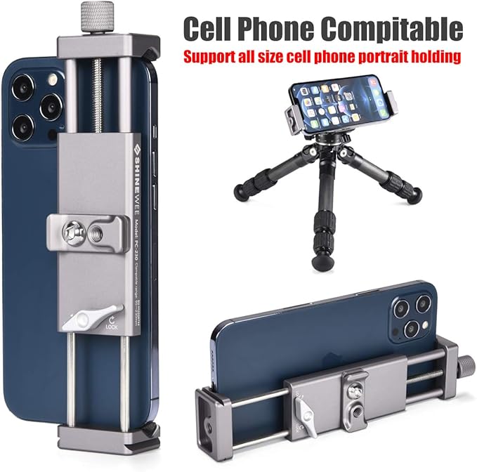 Full Metal Tablet Tripod Holder – Compatible - Image 5