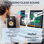 MAONO USB Microphone, 192kHz/24bit Plug & Play PC Computer Podcast Condenser - Image 2