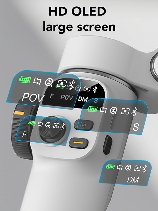 Smart X2 Gimbal Stabilizer for iPhone, Built-in 20cm Extension Rod, 3-axis - Image 4