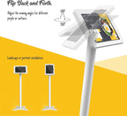 Tablet Kiosk Floor Stand, All Metal Rotate Lockable - Image 4