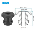 PATIKIL 7mm / 1/4 Inch Drill Hole, 3/16 Inch ID Rubber Grommets - Image 2