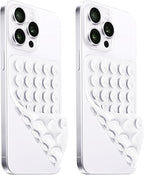 2 Pack Silicone Suction Cup Phone Case Mount Double Sided, Hands-Free Strong by LvShuLiangPin
