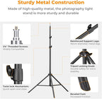 K&F Concept Light Stand for Photography, 7.5ft/2.3M Portable Extendable Photo - Image 3
