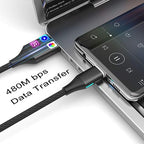 NetDot Gen10 2in1 Nylon Braided Magnetic Charging Cable Fast Charging and Data - Image 3
