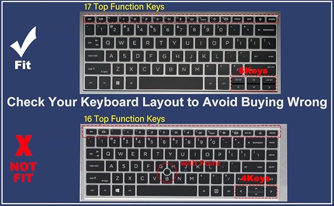 Colorful Keyboard Cover for HP EliteBook 830 835 840 845 1040 G9 G10 2024 2023 - Image 2