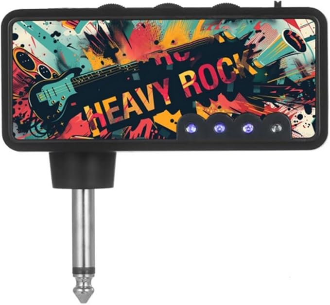 Guitar Headphone Amplifier USB Rechargeable Small Guitar Headphone Amplifier by Unknown