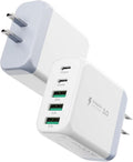 USB C Charger Block, Type C Charger Fast Charging, 50W 5-Port USB Wall Charger by EIZLXQ