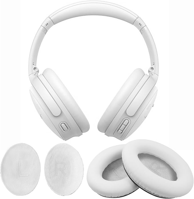 Ear Pads for Bose Quiet Comfort 35 Soft Protein Leather Replacement Earpads Ear - Image 5