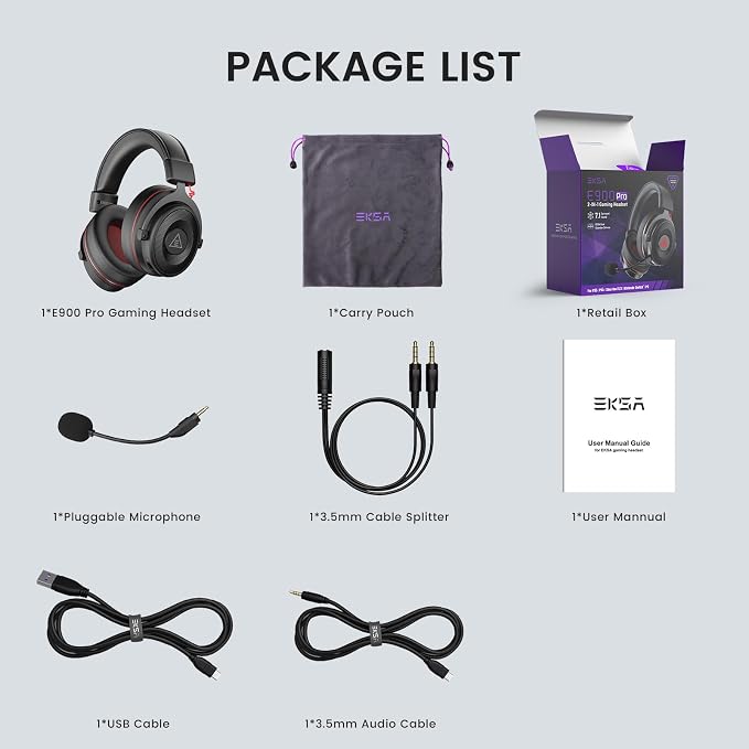 EKSA E900 Pro USB Gaming Headset - Image 7