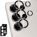 for Samsung Galaxy S25 Ultra Camera Lens Protector, Individual Metal Ring by Btscase
