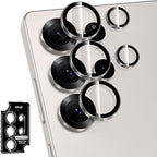 for Samsung Galaxy S25 Ultra Camera Lens Protector, Individual Metal Ring by Btscase