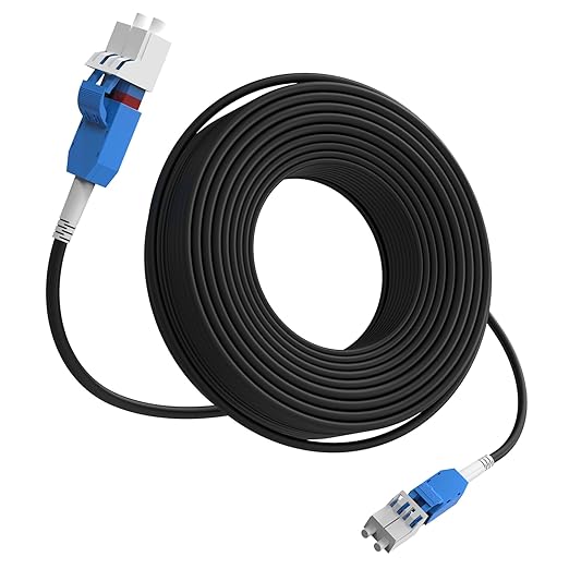 15M/49FT LC to LC Armored Outdoor Fiber Optic Cable, Single Mode Duplex 9/125μm by Unknown
