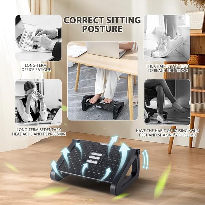 Foot Rest, Six Heights Adjustable Foot Rest - Image 6