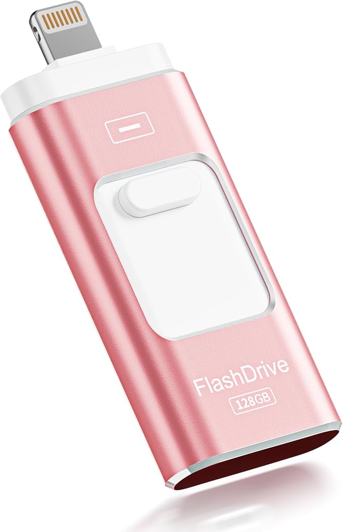 Apple MFi Certified 128GB Flash Drive by ROSPE