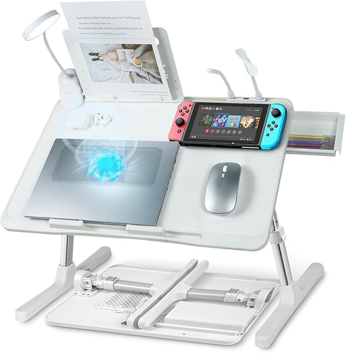 Laptop Lap Desk with Cooling Fan by IXTRA
