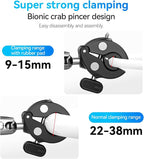 Duall Ball Clamp Mount for Stick Pole Mounting on Bike Bicycle Motorcycle - Image 3