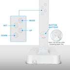 Smart Desk Lamp with Dual USB Charging & 2 AC Outlets, Digital Clock, - Image 7