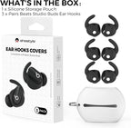 AhaStyle 3 Pairs Beats Studio Buds Ear Hooks Anti-Slip Ear Covers Silicone - Image 7