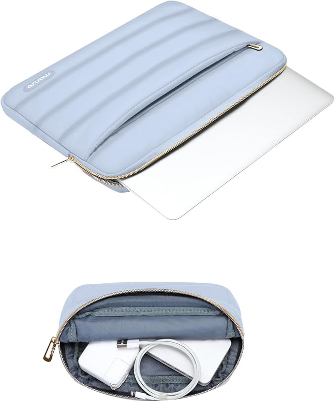 MOSISO 13.3 inch Laptop Case, 13-13.3 inch Puffy Laptop Sleeve Compatible - Image 3