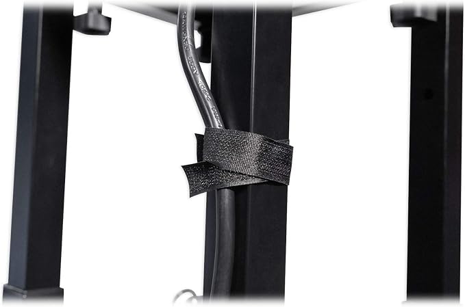 Rockville RTP82B 8 ft Adjustable Black Totem Moving Head Light Stand, Dual - Image 3