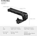 SmallRig Lightweight NATO Top Handle, Quick Release NATO Grip w/NATO Rail - Image 6