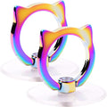 Cat Phone Ring Holder Grip- EI Sonador Transparent Cell Phone Ring Stand Holder by EI+Sonador
